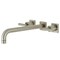 Kingston Brass KS6058CML Wall Mount Tub Faucet, Brushed Nickel KS6058CML - alternate 1